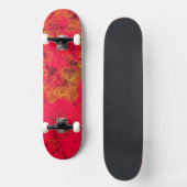Skateboard Plante de cactus rouges (Recto)