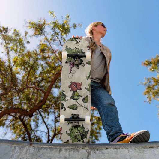 Skateboard Plante de sorcière apothecaire | Herbes botaniques (Extérieur 1)