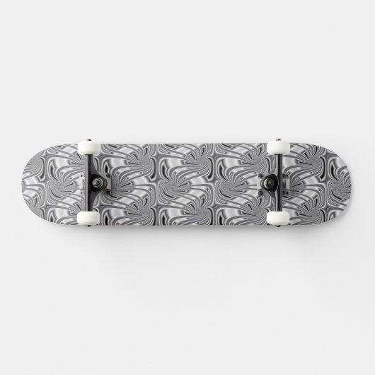 Skateboard Plaque en argent (Horz)
