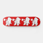 Skateboard Plat blanc kitty skateboards (Horz)