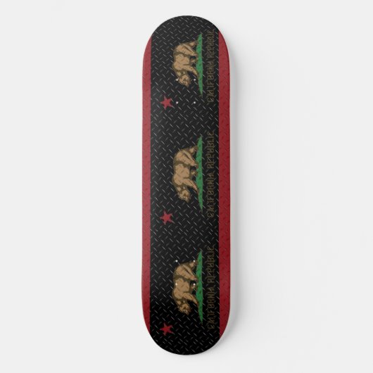 Skateboard Plat de diamant noir de République de la (Recto)