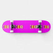 Skateboard Plat Pink Teddy Bear (Horz)