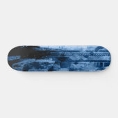 Skateboard Plate-forme-Bleu zéro (Horz)
