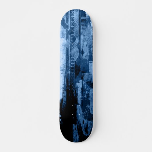 Skateboard Plate-forme-Bleu zéro (Devant)