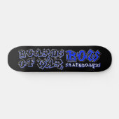 Skateboard Plate-forme bleue de graffiti d'ARC (Horz)