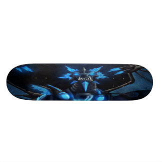 Skateboard plate-forme bleue de planche à roulettes de dragon