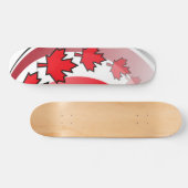 Skateboard Plate-forme canadienne de feuille d'érable (Horz)