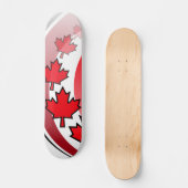 Skateboard Plate-forme canadienne de feuille d'érable (Recto)