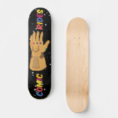 Skateboard Plate-forme comique de gantelet d'infini de tours (Recto)