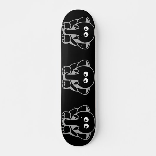 Skateboard Plate-forme de 3 éléphants (Devant)