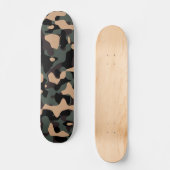 Skateboard Plate-forme de Camo de région boisée (Recto)