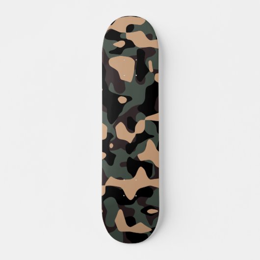 Skateboard Plate-forme de Camo de région boisée (Devant)