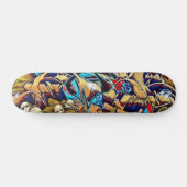 Skateboard Plate-forme de Graff de crâne (Horz)