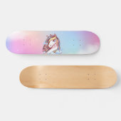 Skateboard Plate-forme de licorne et de planche à roulettes (Horz)