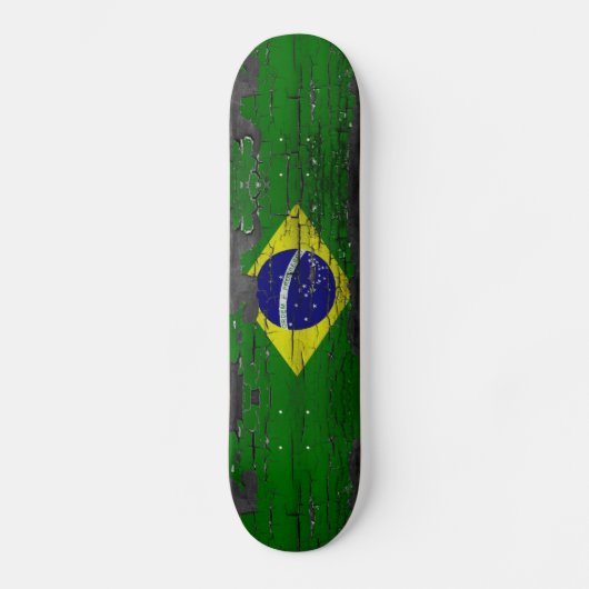 Skateboard Plate-forme de patin de drapeau du Brésil (Recto)