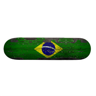 Skateboard Plate-forme de patin de drapeau du Brésil