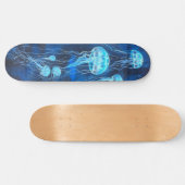 Skateboard Plate-forme de patin de méduses de crâne (Horz)