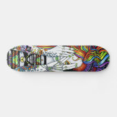 Skateboard Plate-forme de patin de tatouage de jockey de (Horz)