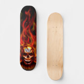 Skateboard Plate-forme de patin du feu de crâne (Recto)