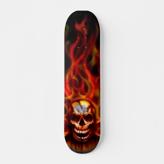 Skateboard Plate-forme de patin du feu de crâne (Devant)