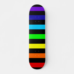Skateboard Plate-forme de planche à roulettes d'arc-en-ciel
