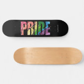 Skateboard Plate-forme de planche à roulettes de gay pride de (Horz)