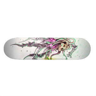 Skateboard Plate-forme de planche à roulettes de méduse