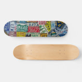 Skateboard plate-forme de plaque minéralogique (Horz)