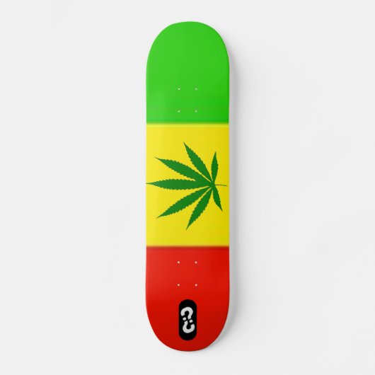 Skateboard Plate-forme de Rasta (Recto)