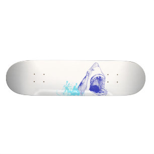 Skateboard Plate-forme de requin bleu