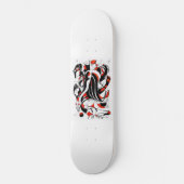 Skateboard Plate-forme de skate-forme Bouddha rouge (Recto)