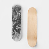 Skateboard Plate-forme d'imaginaire d'ange de dragon (Recto)
