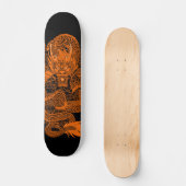 Skateboard Plate-forme faite sur commande d'élément oriental (Recto)