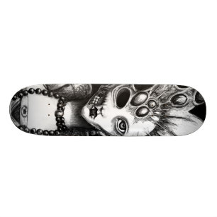 Skateboard Plate-forme gothique de planche à roulettes d'art