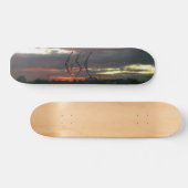 Skateboard Plate-forme "grand ciel rouge " de planche à (Horz)