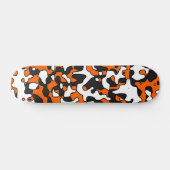 Skateboard Plate-forme orange fendue de Camo (Horz)