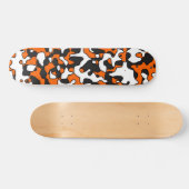 Skateboard Plate-forme orange fendue de Camo (Horz)