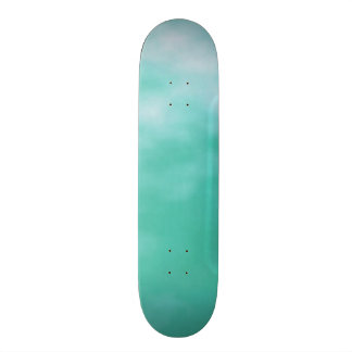 Skateboard Plate-forme personnalisable bleu vert de Seafoam