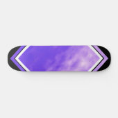Skateboard Plate-forme personnalisable noire pourpre de (Horz)