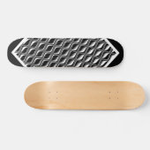 Skateboard Plate-forme personnalisable w2 d'illusion de noir (Horz)