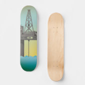 Skateboard Plate-forme pétrolière (Recto)