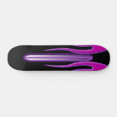 Skateboard Plate-forme pourpre de FutureRetro de flamme de (Horz)