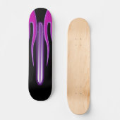 Skateboard Plate-forme pourpre de FutureRetro de flamme de (Recto)