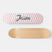 Skateboard Plate-forme rose girly faite sur commande de (Horz)