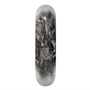Skateboard Plate-forme souterraine urbaine d'apocalypse