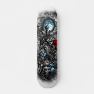 Skateboard Plate-forme tombée de soldat de guerrier
