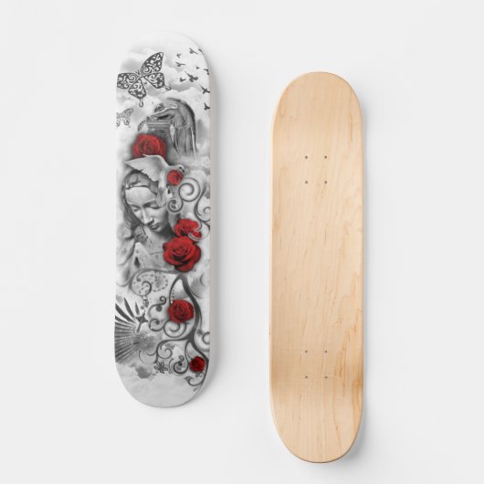 Skateboard Plate-forme tombée d'imaginaire d'ange (Recto)