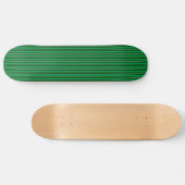 Skateboard Plate-forme verte rayée de planche à roulettes (Horz)