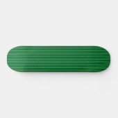 Skateboard Plate-forme verte rayée de planche à roulettes (Horz)