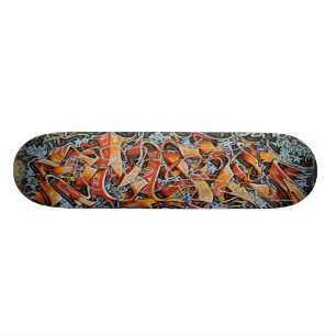 Skateboard Plate-formes abstraites urbaines de panneau de